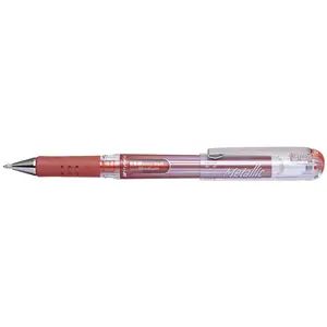 Pentel, Stylo, Roller Hybrid Gel Grip (Marron, 1 x) pas cher