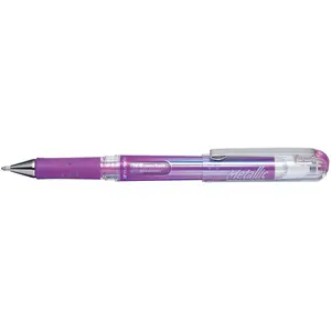 Pentel, Stylo, Roller Hybrid Gel Grip (Violet, 1 x) pas cher