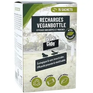 Lot de 5 recharges - KOCIDE - Veganbottle - Pour piège volants pas cher