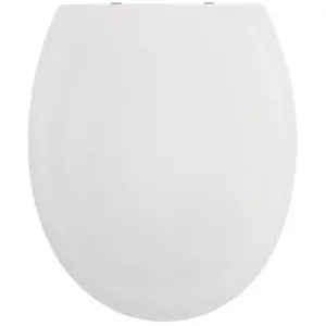 SPIRELLA Abattant Wc Pp Harry Blanc - Charnières Zinc pas cher