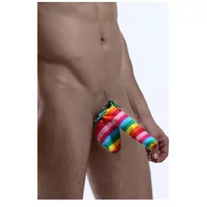 Paris Hollywood Mp058 - Grappig Ondergoed - Penisslurf in Regenboogkleuren - One Size pas cher