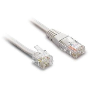 Metronic Cordon RJ45/RJ11 10m Blanc pas cher