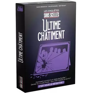 Gigamic Jeu d'enquête Enigami Sous Scellés Ultime Châtiment pas cher