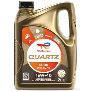 TOTALENERGIES TOTAL HUILE MOTEUR 2L QUARTZ 5000 ESSENCE 15W40 pas cher
