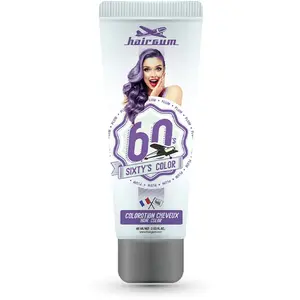 Semi-permanente kleurstof Hairgum Sixty's Color Mahonie (60 ml) pas cher