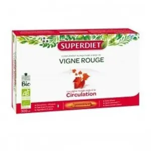 Superdiet Vigne Rouge | 20 x 15 ml pas cher