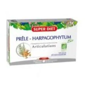 Superdiet Prêle - Harpagophytum | 20 x 15 ml pas cher