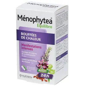 Comparateur de prix : Nutreov Ménophytea Bouffées de Chaleur | 20 + 20 gélules