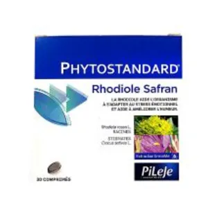 PILEJE Phytostandard de Rhodiole et Safran | 30 comprimés pas cher