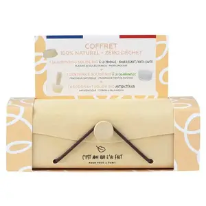 Diet World Coffret Solide Zéro Déchet Shampoing Propolis - Dentifrice Chlorophylle - Déodorant pas cher