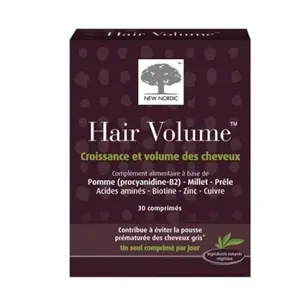 New Nordic Cheveux Hair Volume 90 comprimésVendu paratida-sante-discount-fr