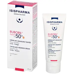 Isispharma Ruboril Expert SPF50+ Crème Anti-rougeurs Teintée Peaux Sensibles 40ml pas cher
