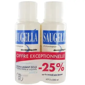 Saugella Dermoliquide 2x250ml pas cher