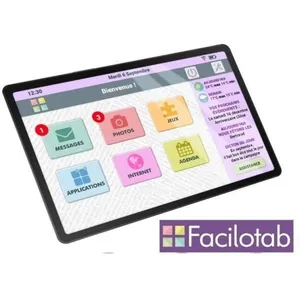 FACILOTAB L Galaxy WiFi Tablette tactile pour seniors pas cher