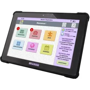 FACILOTAB Tablette tactile L Onyx - 10,1" HD - Android 7 - 32 Go - WiF... pas cher