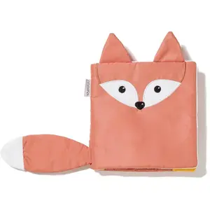 Livre déveil - MAÏKA - Forêt - Tissu automnal - Renard - 8 parties pas cher