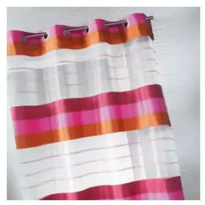 Voilage Organza Aux Rayures Horizontales pas cher