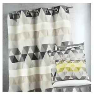 Rideau Ameublement Jacquard 'triangles