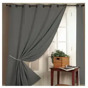 Comparateur de prix : Home Maison 851161 Rideaux Obscurcissant Polyester Anthracite 140 x 260 cm