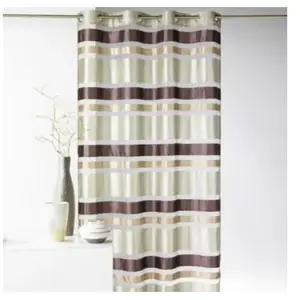Voilage En Organza Rayures Horizontales pas cher
