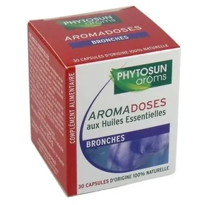 Comparateur de prix : Phytosun Arôms Aromadoses Bronches 30 Capsules