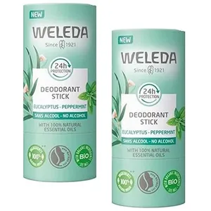 Weleda Déodorant stick Eucalyptus Peppermint Lot de 2 x 50 g pas cher