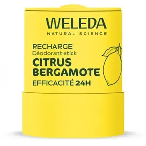 Weleda Recharge Déodorant Stick Citrus Bergamote 50g pas cher