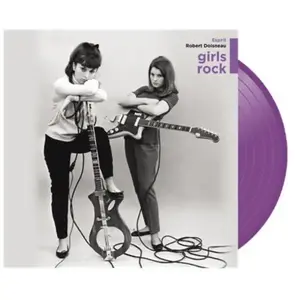 Collection Robert Doisneau : Girls Rock Vinyle Violet pas cher