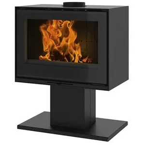 Comparateur de prix : 411202000053-Poêle à bois HURIEL 80 SUR PIED GODIN - 411202ANTH