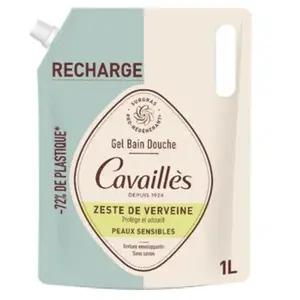 Rogé Cavaillès Eco-recharge gel bain douche zeste de verveine 1L pas cher