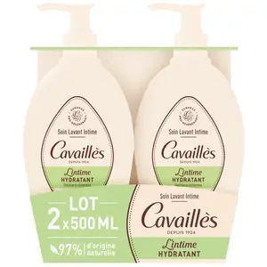 Rogé Cavailles Soin Naturel Toilette Intime Sècheresse 2x500mlVendu paratida-sante-discount-fr
