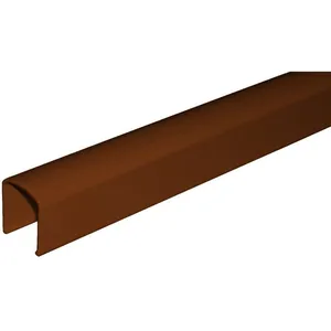 Profil recouvrement ferme-imposte extra-plat Ventus F200 longueur 3050mm finition brun - FERCO - 9-33444-33-0-5 pas cher