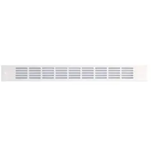 Renson GRILLE PLATE APP H 30 488 2 375 MM BLC pas cher