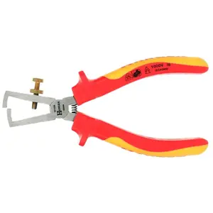 Pince à dénuder réglable isolée 1000 V 160 mm - HANGER - 231026 pas cher