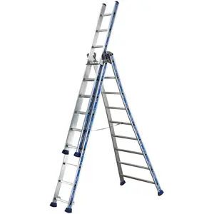 Échelle transformable TUBESCA-COMABI 2443609 Platinium 3 sections pas cher