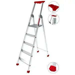 Escabeau aluminium MaxiBat 6 marches - HANGER - 100203 pas cher