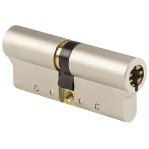 Cylindre double entrée 30X30mm à 5 ailettes finition nickelé - POLLUX   955533Vendu parcdiscount