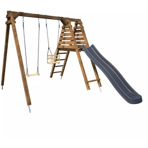 Balançoire - SOULET - Prune - Objectif Nature - 2 agrès et tobogganVendu parcdiscount