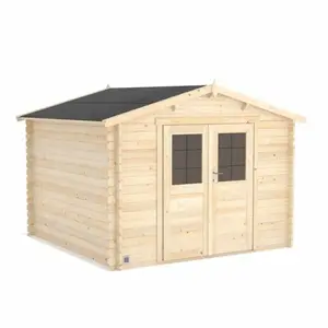 Abri de jardin en bois Forest Style 7,4 m² - JunoVendu parcdiscount
