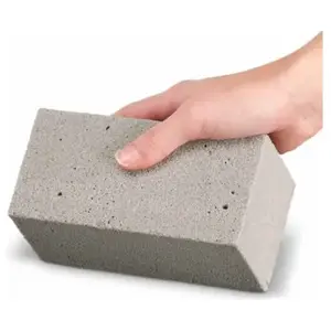 Krampouz Pierre abrasive - Entretien plaques fonte - Dimension 160x75x75mm - Gris pas cher
