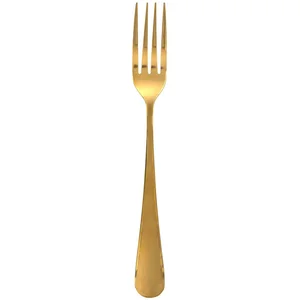 Lot de 4 Fourchettes en Inox Gold 20cm Or pas cher