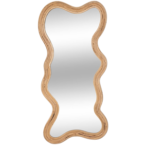 Miroir organique Maggie rotin 179x86cm - Atmosphera createur d'interie... pas cher