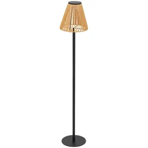 Lampadaire d extérieur solaire et usb Kessy beige H108cm Atmosphera Cr... pas cher
