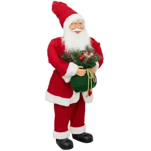 Père Noël Déco Halpa 90cm Rouge pas cher
