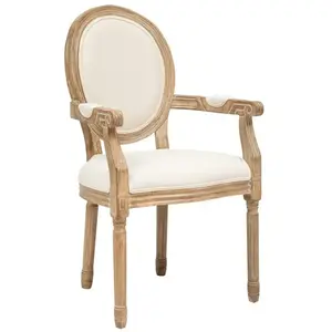 Atmosphera Créateur D'intérieur - Chaise Cleon en hévéa 55x55cm beige pas cher