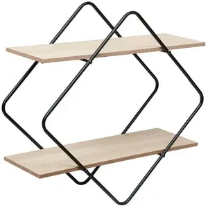 Comparateur de prix : Atmosphera Créateur D'intérieur - Etagère Nena en bois 48x48cm