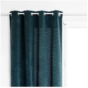 Rideau Piliki en métal 140x260cm bleu Atmosphera créateur d'intérieur pas cher