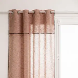 Comparateur de prix : Voilage Fred 140x240cm terracotta Atmosphera Créateur D'intérieur