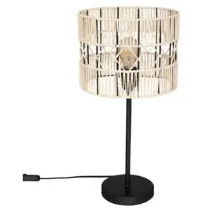 HOMEMAISON Lampe Caly noir H47cm - Atmosphera créateur d'intérieur pas cher