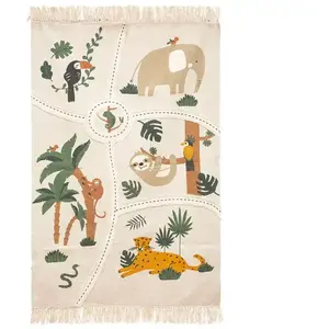 Comparateur de prix : Homemaison - Tapis enfant Jungle 100x150cm - Atmosphera créateur d'intérieur